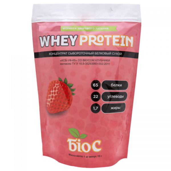 Whey protein Біос (Гадяч) 65 % (1 кг) Whey protein Біос (Гадяч) 65 % (1 кг)