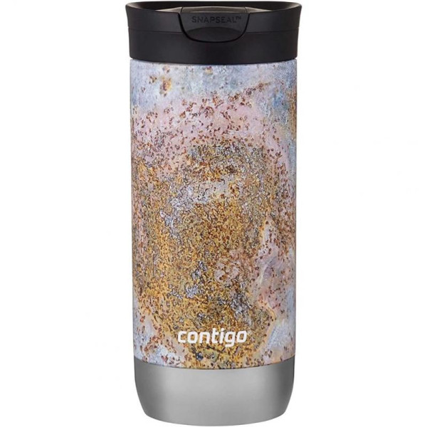 Термокружка Contigo Huron Couture 2.0 Snapseal Rustic Gold, 473 мл