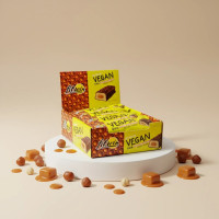 Блок Батончиків FitWin 25% Vegan Bar 12 шт 60 g Мікс смаків (Без цукру)