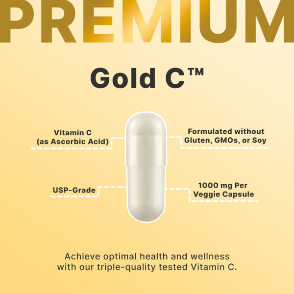 Вітамін C California Nutrition Gold C Vitamin C 1000 mg - 240 капсул