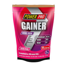 Гейнер Power Pro - Mass Growing Gainer (2 кг)