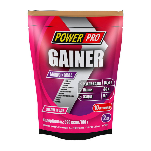 Гейнер Power Pro - Mass Growing Gainer (2 кг)