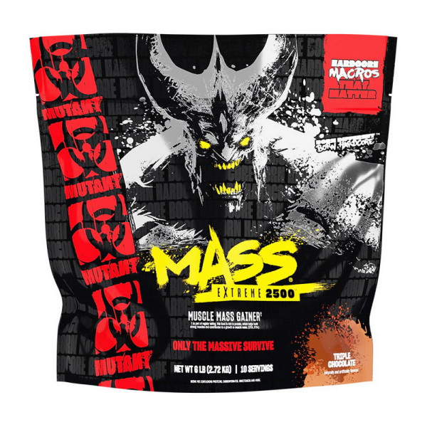 Гейнер Mutant Mass Extreme 2500 – 2,72 кг Гейнер Mutant Mass Extreme 2500 – 2,72 кг