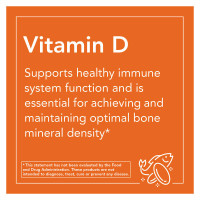 Витамин D-3 High potency Vitanimin D3 2000IU, Now Foods, 120 желатиновых капсул