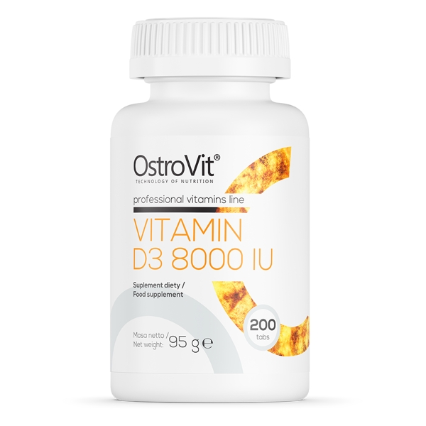 OstroVit Vitamin D3 8000 IU, 200 таблеток
