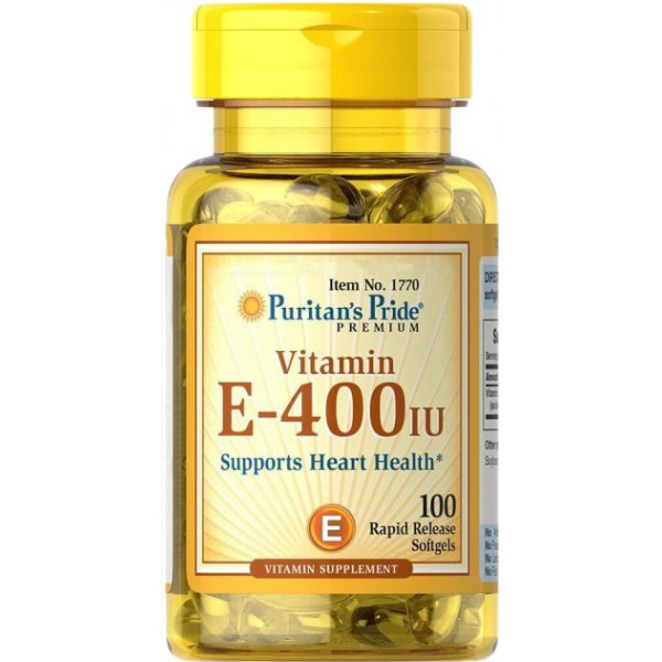Вітамін E Vitamin E Puritan's Pride 400 IU, 100 капсул