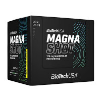 Магній у шотах BioTech USA Magna Shot 20*25 ml зі смаком Лимон-лайм (lemon-lime)