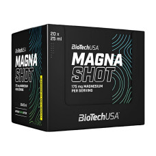 Магний в шотах BioTech USA Magna Shot 20*25 ml со вкусом Лимон-лайм (lemon-lime)