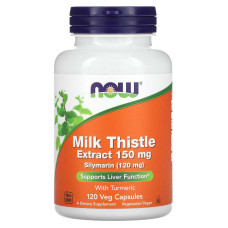 Силимарин экстракт расторопши пятнистой Now Foods (Silymarin Milk Thistle) 150 мг 120 вегетарианских капсул