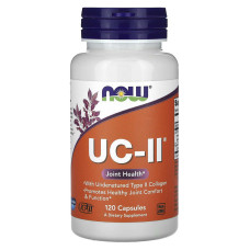 Хондропротектор NOW UC-II Type II Collagen Veg Capsules 120 капсул