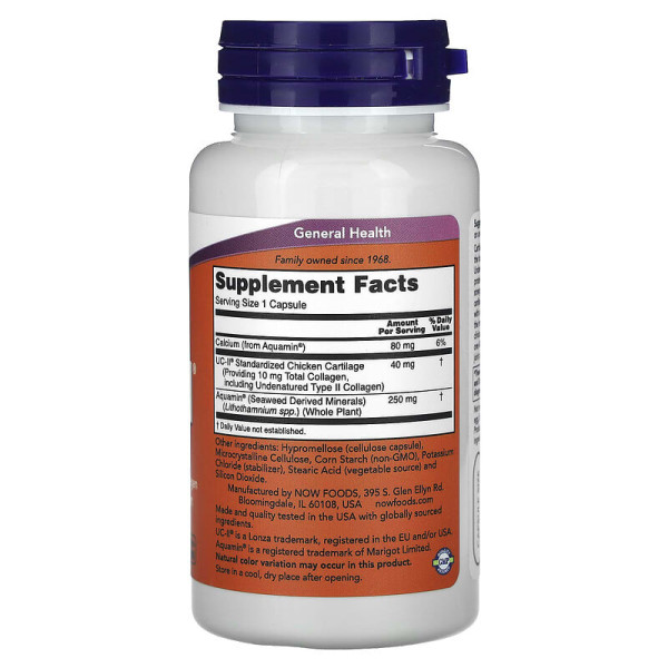 Хондропротектор NOW UC-II Type II Collagen Veg Capsules 120 капсул Хондропротектор NOW UC-II Type II Collagen Veg Capsules 120 капсул