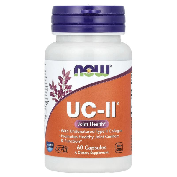 Хондропротектор NOW UC-II Type II Collagen Veg Capsules 60 капсул