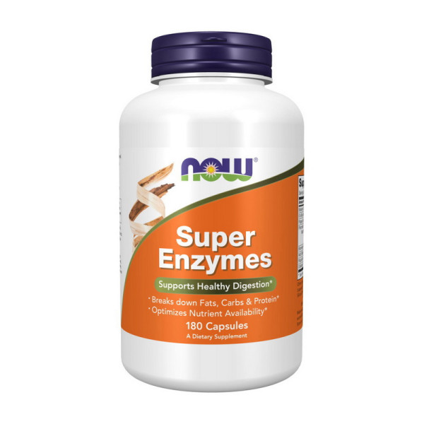 Суперферменти для травлення Super Enzymes Now Foods 180 капсул