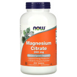 Магній цитрат Now Foods Magnesium Citrate 200 mg (250 таб)