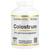 Молозиво California GOLD Nutrition "Colostrum" для стимуляции иммунной системы, концентрированное, в порошке  240 капсул