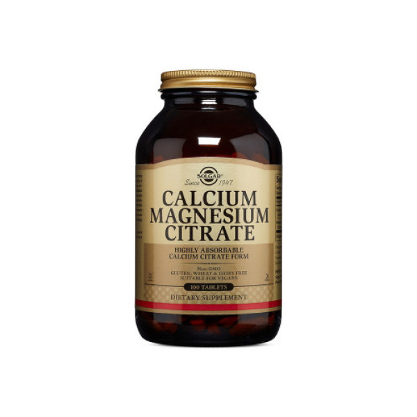 Кальцій Магній Цитрат Solgar Calcium Magnesium Citrate – 100 таблеток