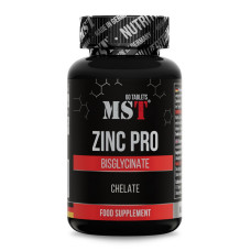 Хелат цинку бісгліцинат MST Zinc Pro Bisglycinate Chelate (60 табл)
