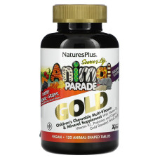 Мультивітаміни для дітей Nature's Plus Animal Parade Gold, 120 жувальних цукерок