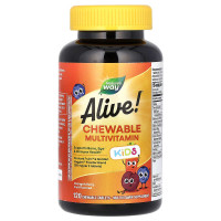 Мультивітаміни Alive! Multi-Vitamin Nature's Way, 120 жувальних цукерок