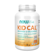 Жувальний кальцій, Kid Cal, Now Foods, 100 таблеток