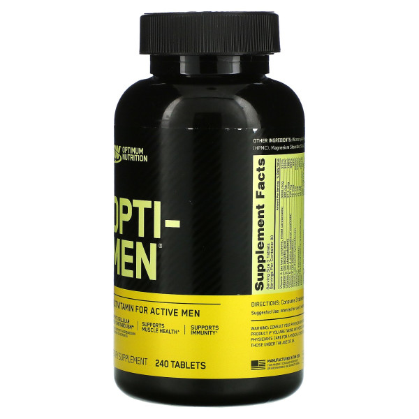 Вітамінно-мінеральний комплекс для чоловіків Optimum Nutrition Opti-Men 240 таблетс