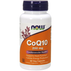 Натуральные добавки NOW Foods CoQ10 200 mg Veg Capsules 60 caps