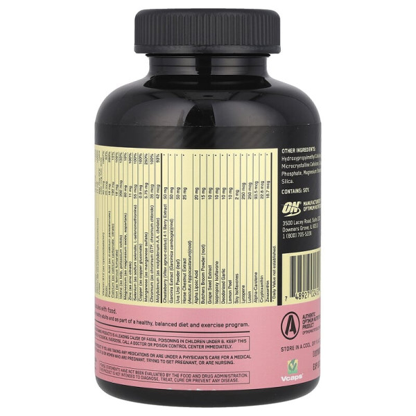 Мультивітаміни для жінок Optimum Nutrition Opti-Women 120 капсул