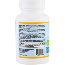 Жирные кислоты для детей California Gold Nutrition Children's DHA Chewables 100% Wild Arctic Cod 180 капсул