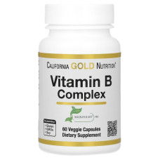 Витамин B комплекс California Gold Nutrition Vitamin B Complex 60 Veg Caps