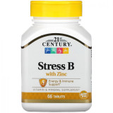 Вітаміни та мінерали 21st Century Stress B with Zinc, 66 таблеток
