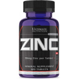 Витамины и минералы Ultimate Nutrition Zinc 30 мг 120 таблеток