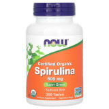 Органічна спіруліна NOW foods Spirulina 500 mg (200 таблетс)