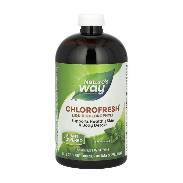 Жидкий хлорофилл Nature's Way Chlorofresh с ароматом мяты 473 мл