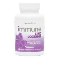 Цинк Immune Zinc Lozenge Nature's Plus 60 льодяників зі смаком Ягоди