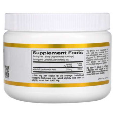Витамины California Gold Nutrition Vitamin C Gold C Powder 1000 мг 250 г Без вкуса
