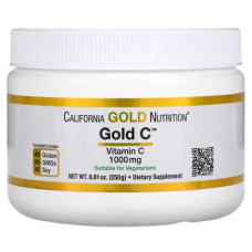 Витамины California Gold Nutrition Vitamin C Gold C Powder 1000 мг 250 г Без вкуса