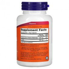 Холин и Инозитол Now Foods, Choline & Inositol,  500 мг, 100 капсул