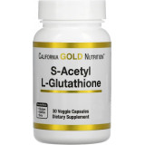 Специальный продукт California Gold Nutrition S-Acetyl L-Glutathione 30 капсул