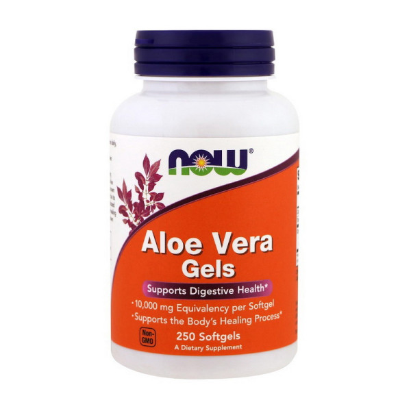 Aloe Vera Gels, Now Foods, 250 мягких желатиновых капсул