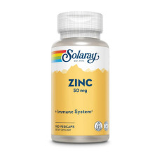 Хелатний цинк Zinc Solaray 50 мг, 100 капсул