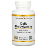 Вітаміни California Gold Nutrition Вітаміні Daily Multivitamins 60 капсул