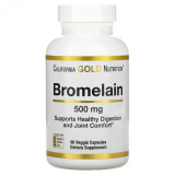 Бромелайн California Gold Nutrition (Bromelain) 500 мг 90 вегетарианских капсул Бромелайн California Gold Nutrition (Bromelain) 500 мг 90 вегетарианских капсул