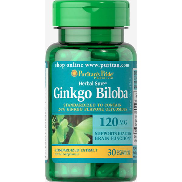 Ginkgo Biloba 120 mg (30 капсул)
