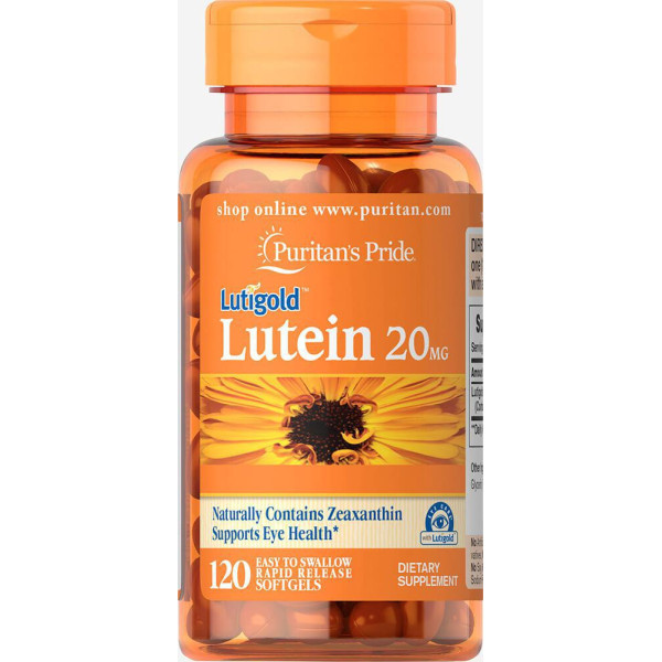 Lutein with Zeaxanthin, Puritan's Pride, 20 мг, 120 капсул