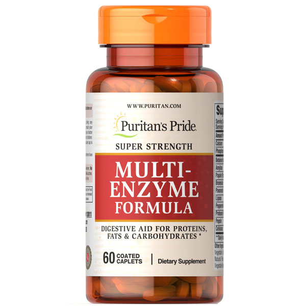Multi-enzyme formula 60 caplets