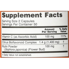 Цитрусовые Биофлавоноиды, Citrus Bioflavonoids, , 100 капсул