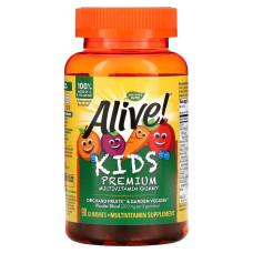 Мультивітаміни Alive! Multi-Vitamin Nature's Way, 90 жувальних цукерок