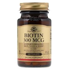 Biotin 300 mcg (100 таблетс)