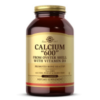 Кальций из раковин устриц, Calcium "600", Solgar, 240 таблеток