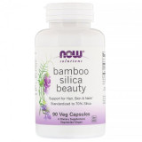 Натуральная добавка Now Foods Bamboo Silica Beauty 90 капсул